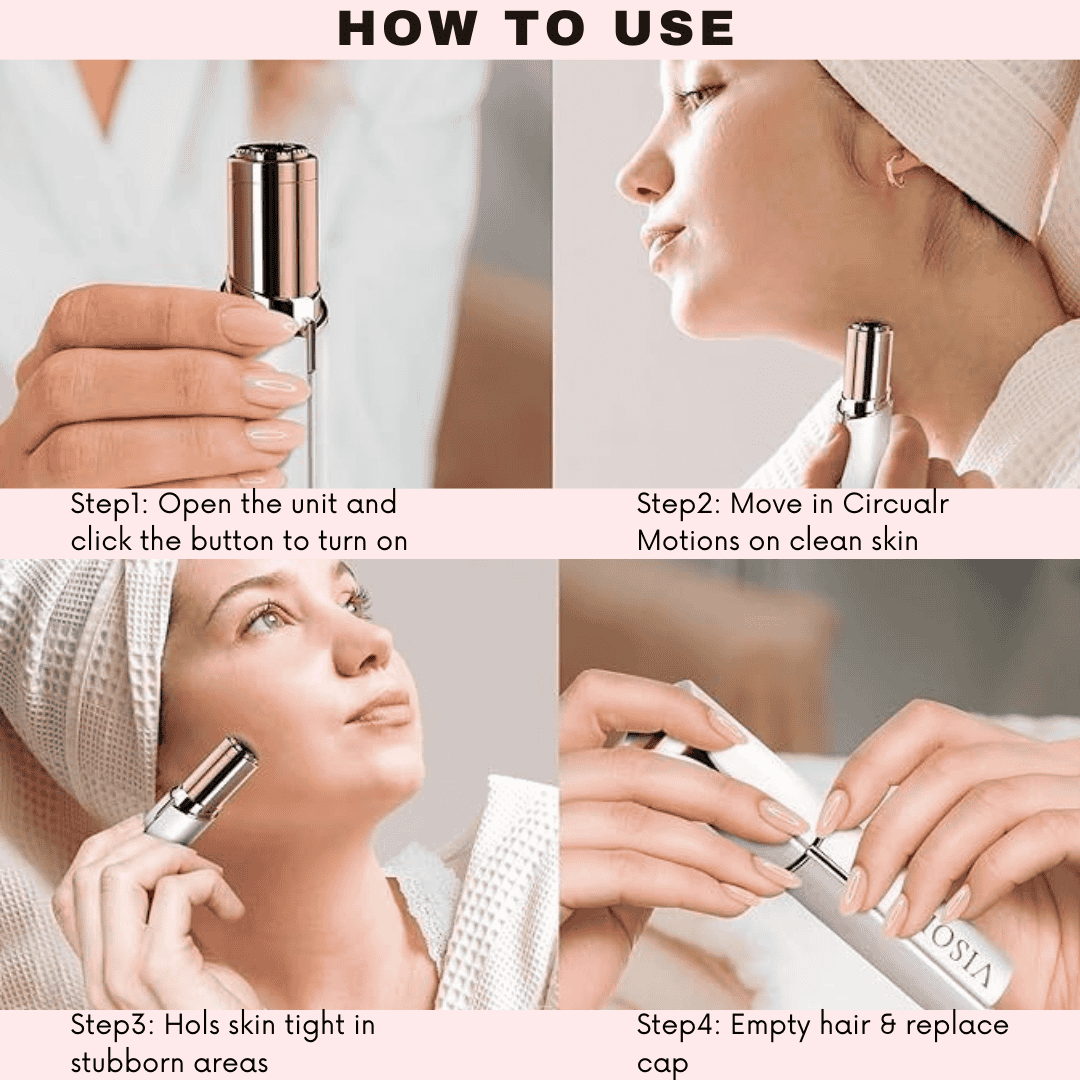 Fairyglow Electric Facial Hair Remover For Women